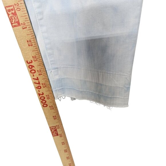 Raffaello‎ Rossi Light Blue Candy Jogger Pants  Jeans Mid-Rise Button Closure 29 - Picture 7 of 11